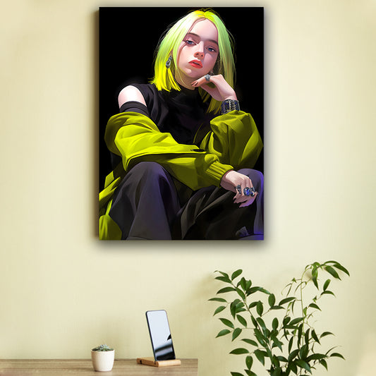 Billie Eilish Singer Art Poster