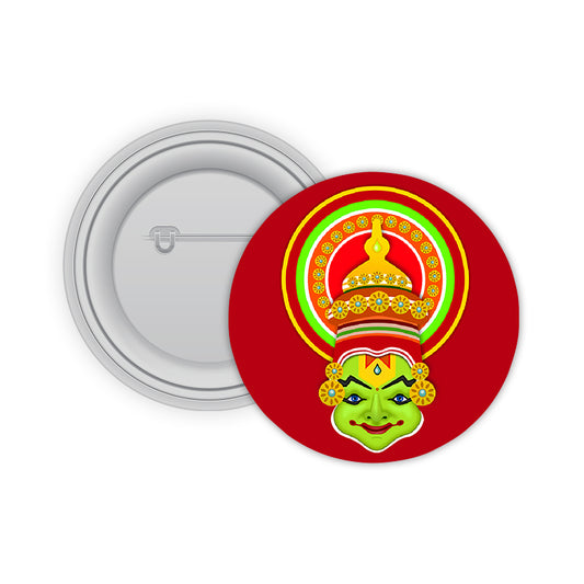 Kathak Pin-back Button Badge