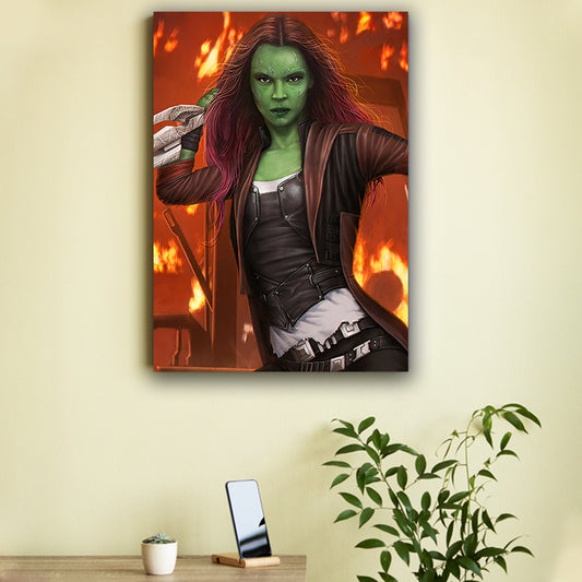 Gamora with Sword Poster