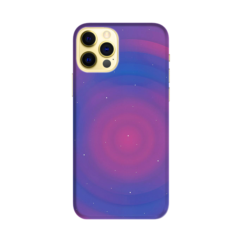 Purple Circular Gradient Slim Hard Case