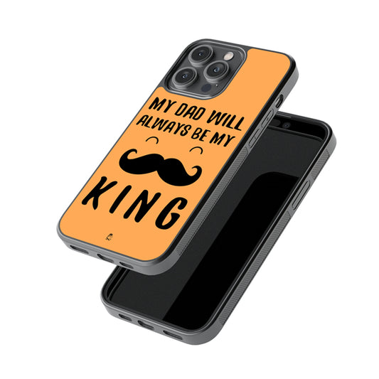 My King Glass Phone case