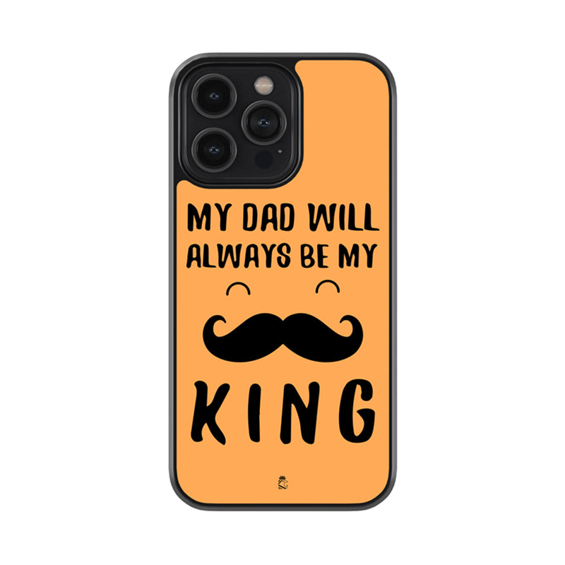 My King Glass Phone case