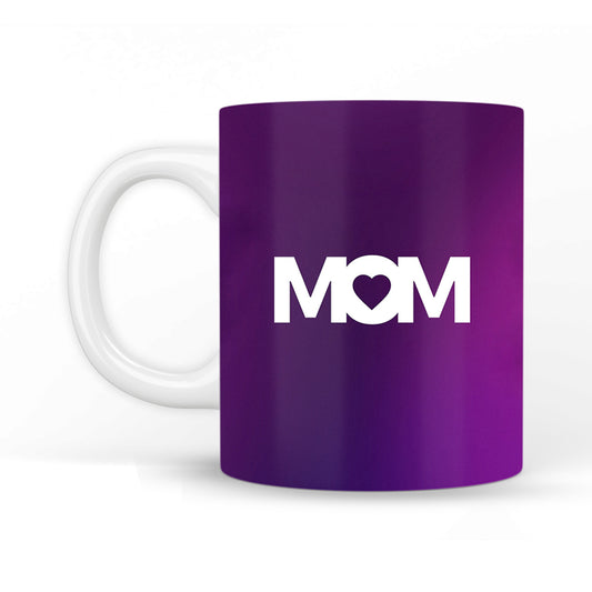 Purple Gradient Mom Coffee Mug