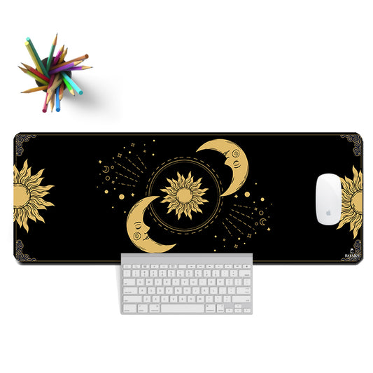 Crescent Positive Moon Desk Mat