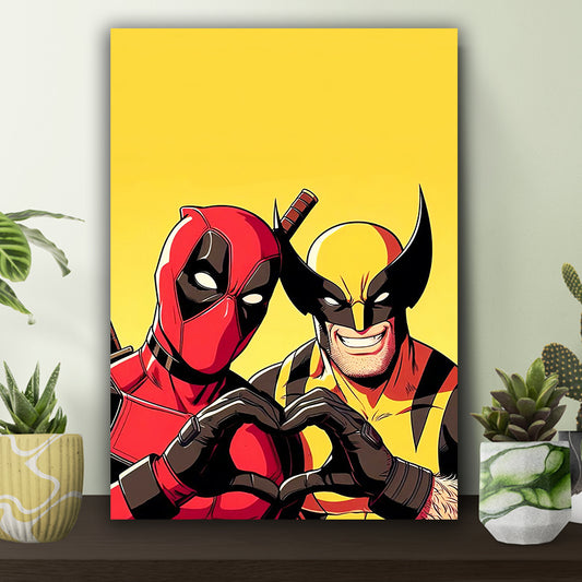 Deadpool and Wolverine Friends Poster