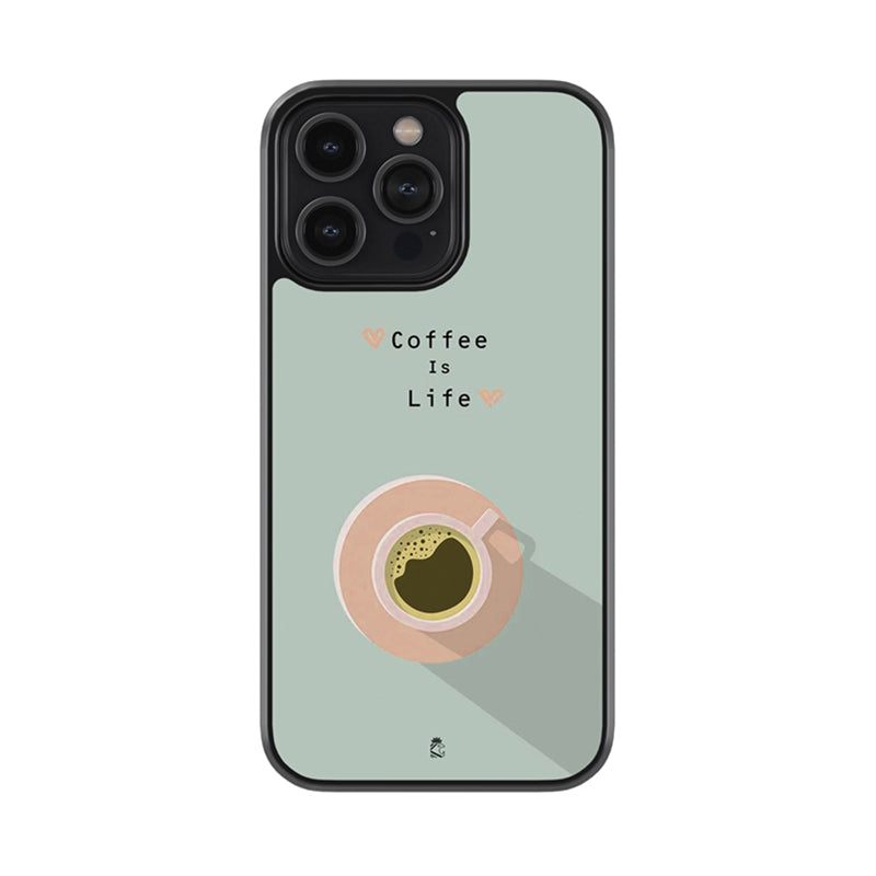 Coffee Is Life Glass Case