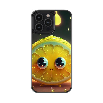 Cute Lemon Glass Case