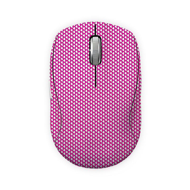 Pink Triangle Pattern Mouse Skin