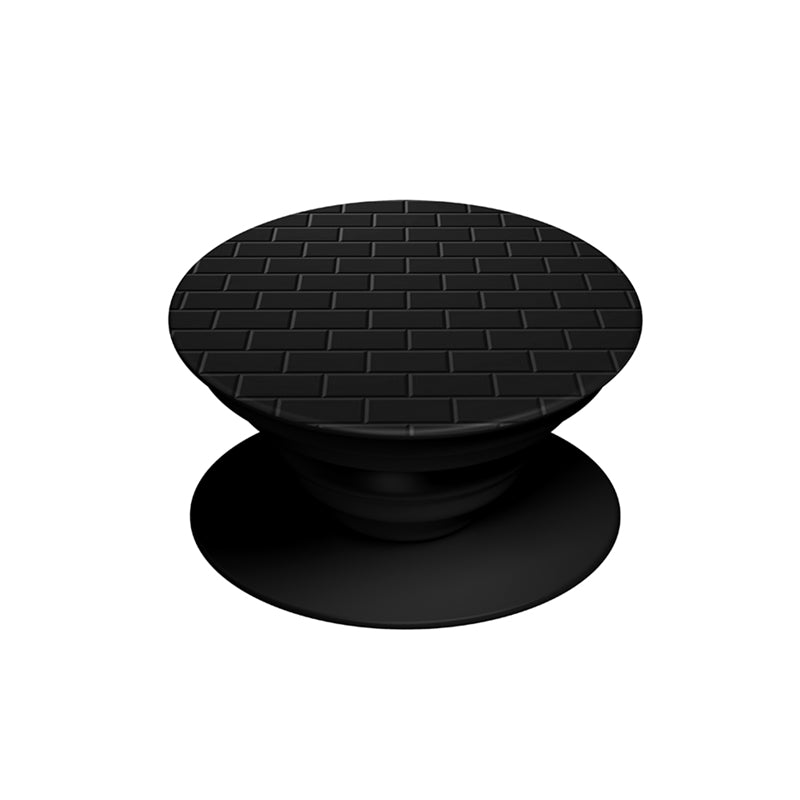 Black Bricks Design Pop Socket