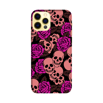 Floral Skull Slim Hard Case