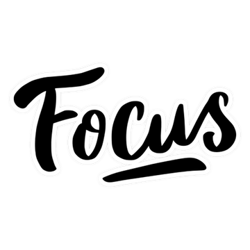 Focus Laptop Sticker