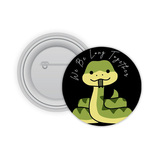 Snake Pin-back Button Badge