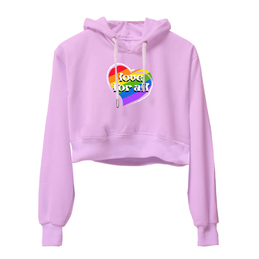 Pridefulness Crop Hoodie