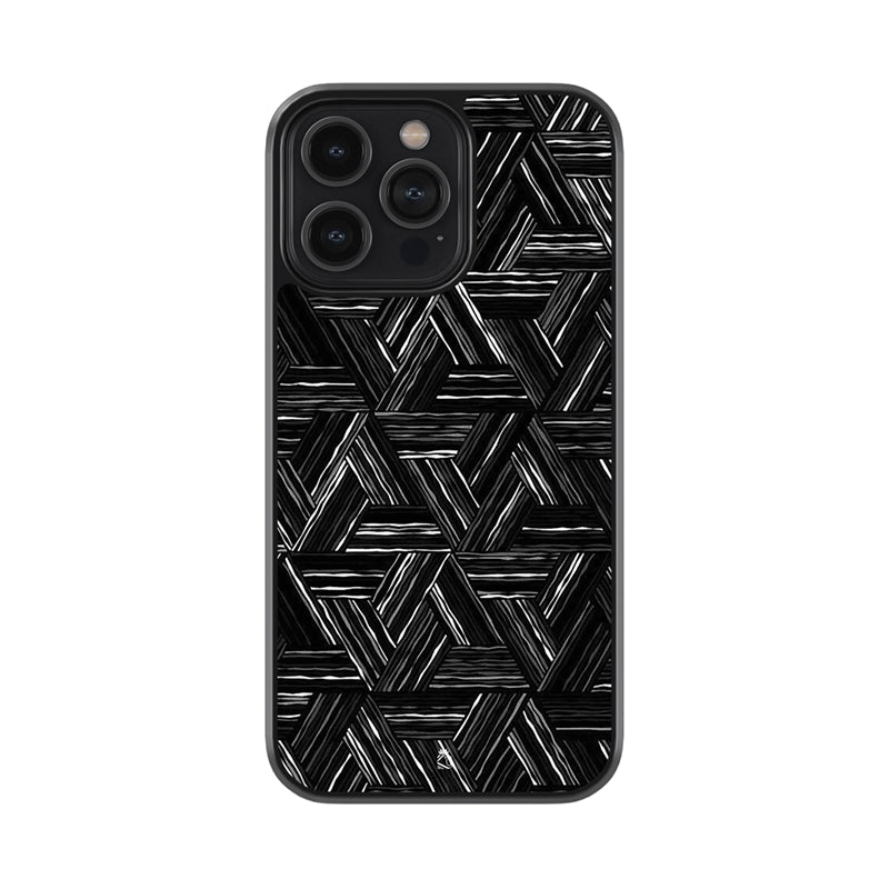 Reef Carbon Fibre Pattern Glass Case