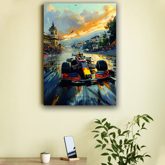 F1 Racing Art Poster