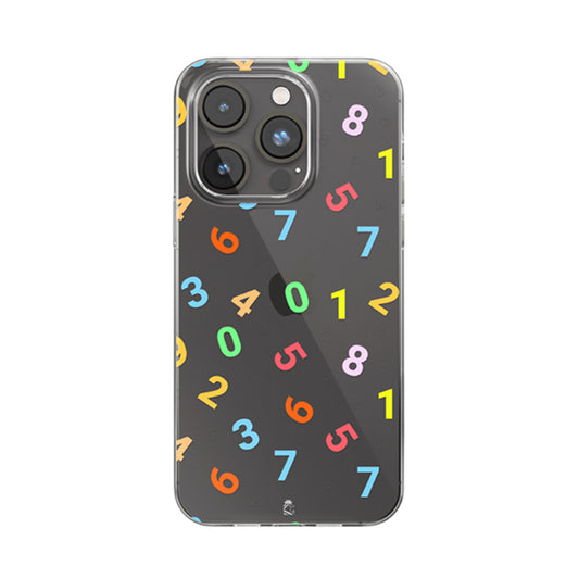 Numbers Clear Silicone Case