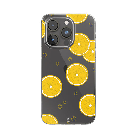 Orange Slices Clear Silicone Case