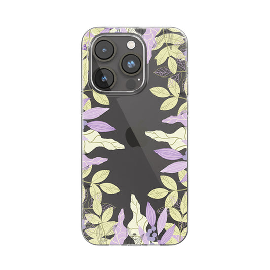 Leaves Clear Silicone Case