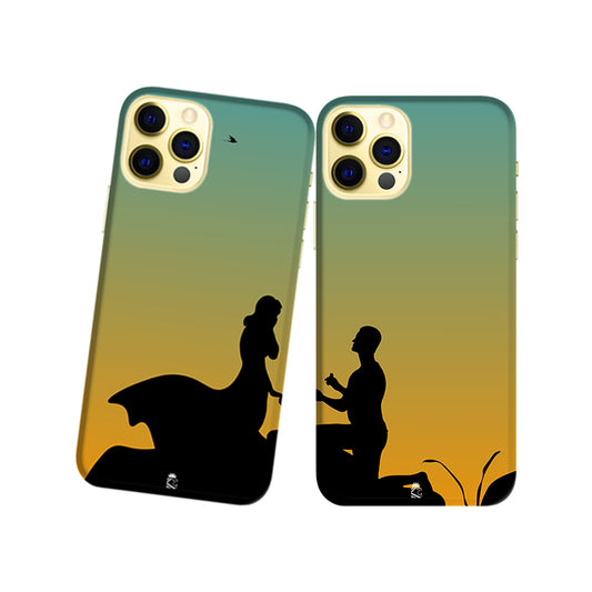 Will You Marry Me Slim Hard Couple Phone Case