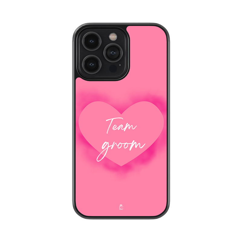 Team Groom Glass Phone case