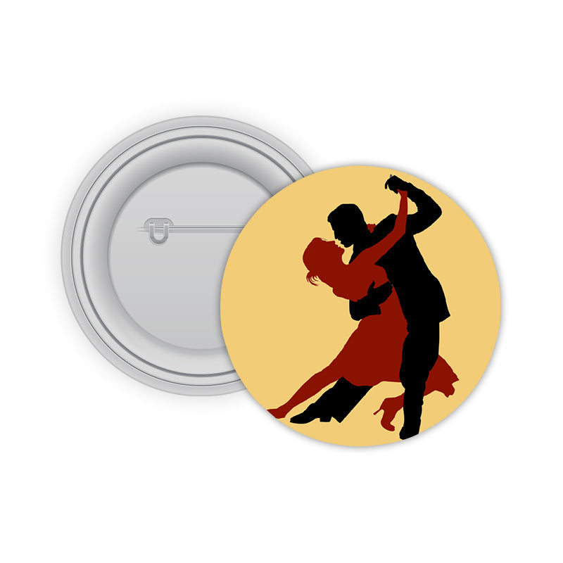 Couple Dance Pin-back Button Badge