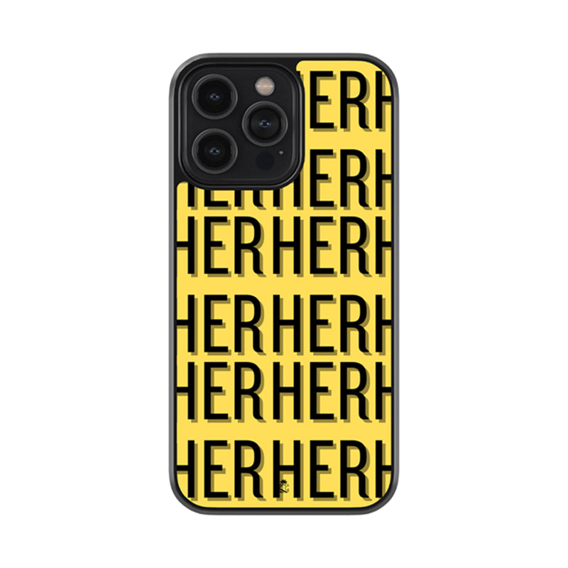 Her Pattern Glass Phone case