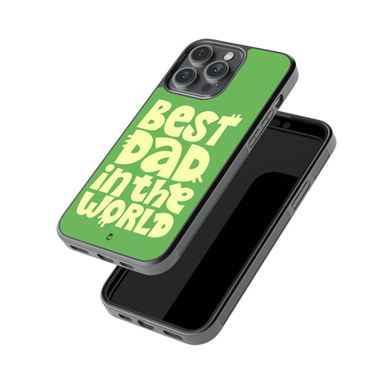 Best Dad in the World Glass Phone case