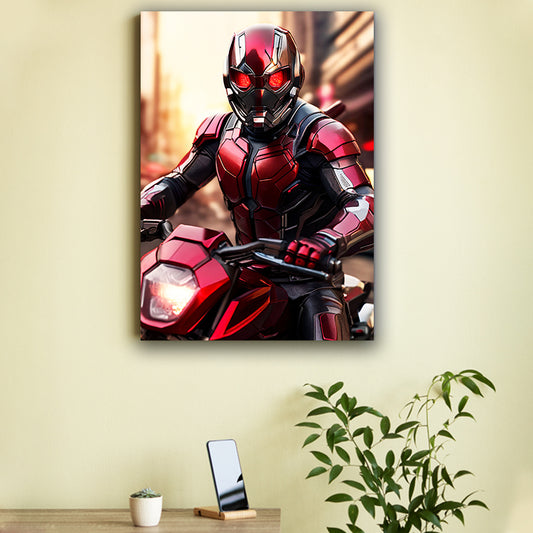 Antman Riding Bike Poster