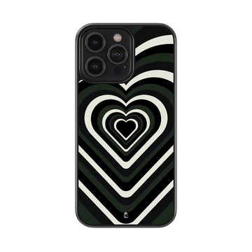 Dark Green Glass Case