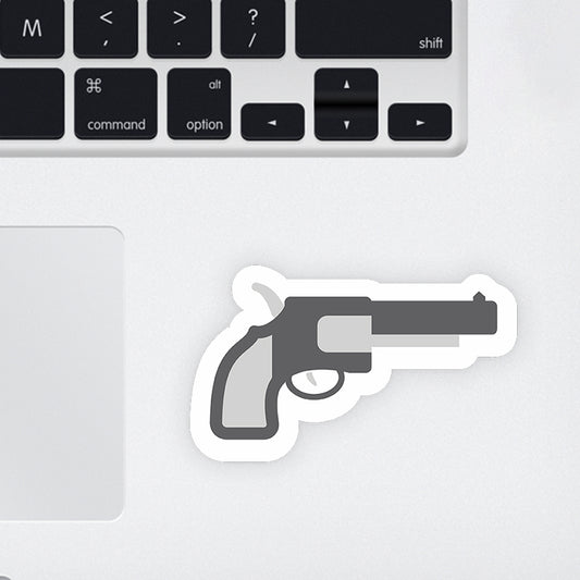 Gun Laptop Sticker