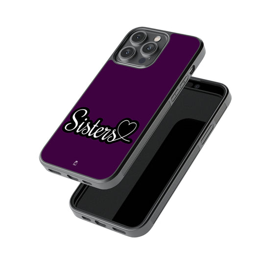 Sisters Love Glass Phone case