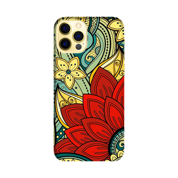 Floral Design Slim Hard Case