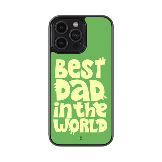 Best Dad in the World Glass Phone case