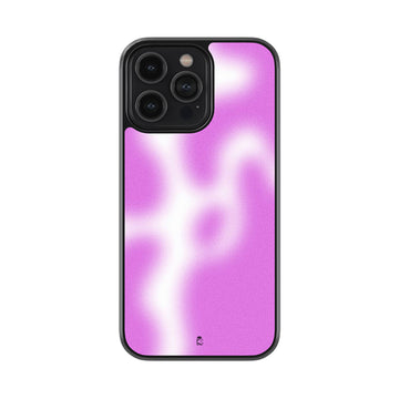 Purple Aura Gradient Glass Case