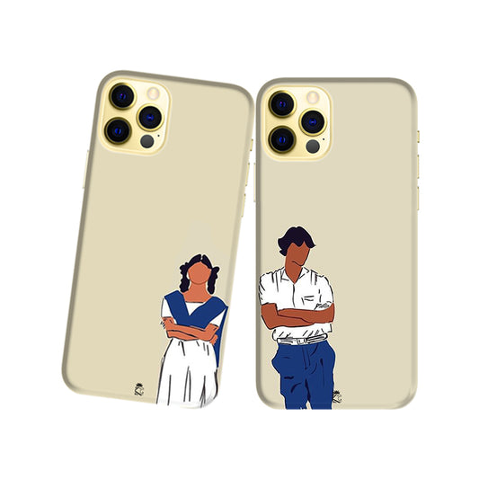 Ram and Jaanu Slim Hard Couple Phone Case