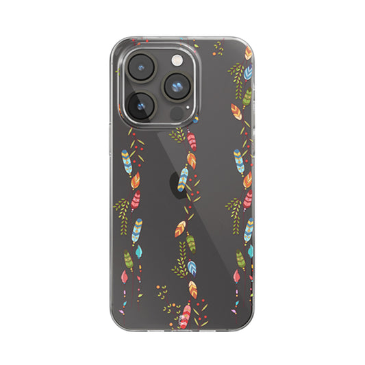 Colourful Dream Catcher Clear Silicone Case