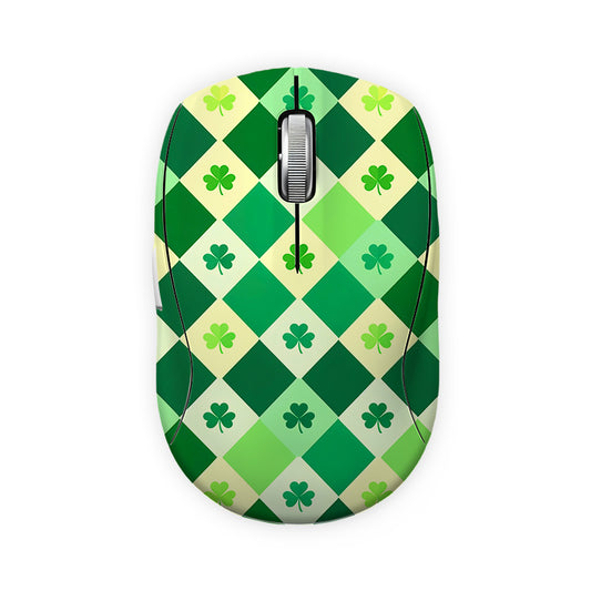 Green Checks Mouse Skin