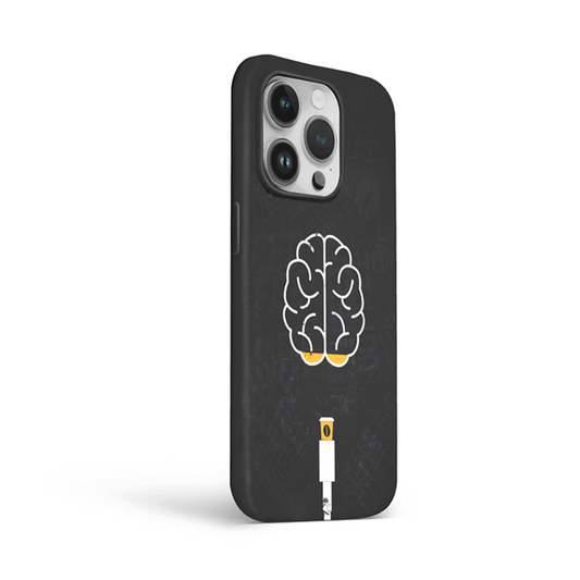 Recharging the Brain Flexible Soft Silicone Case