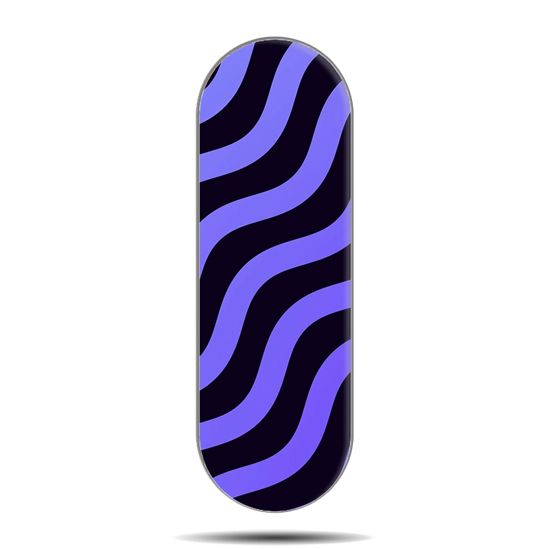 Purple Waves Phone Slider Grip