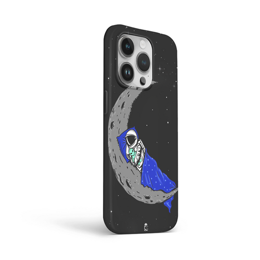 Astronaut Sleeping On moon Flexible Soft Silicone Case