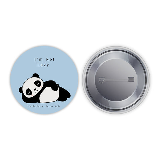 Energy saving Mode Pin-back Button Badge