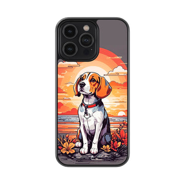 Innocent Beagle Glass Case