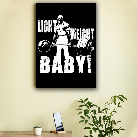 Lift Weight Baby Poster