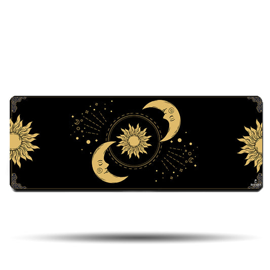 Crescent Positive Moon Desk Mat