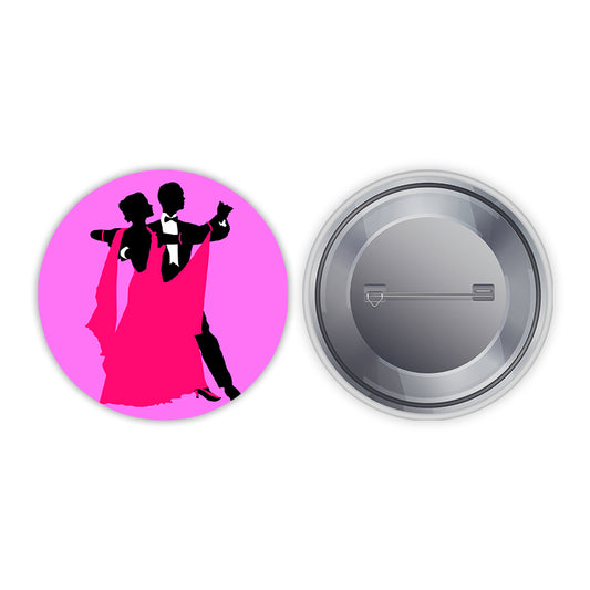 Salsa Pin-back Button Badge