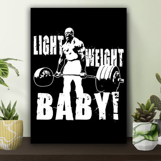 Lift Weight Baby Poster