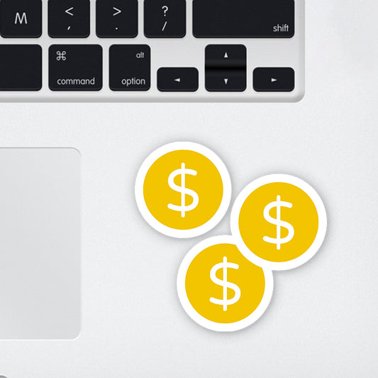 Bitcoins Laptop Sticker