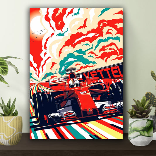 Pop Art Car Poster