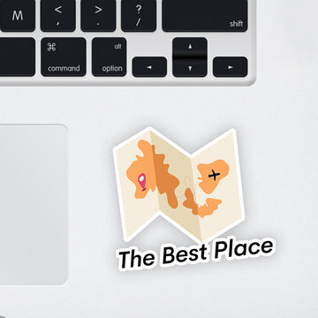 The Best Place Laptop Sticker