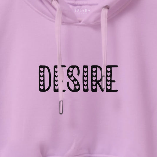 Hearted Desire Crop Hoodie